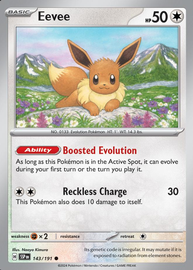 Carte Pokémon: Eevee [Évoli]