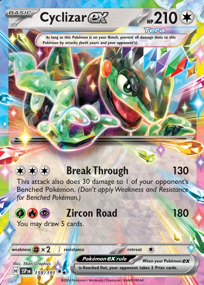 Carte Pokémon: Cyclizar ex [Motorizard ex]