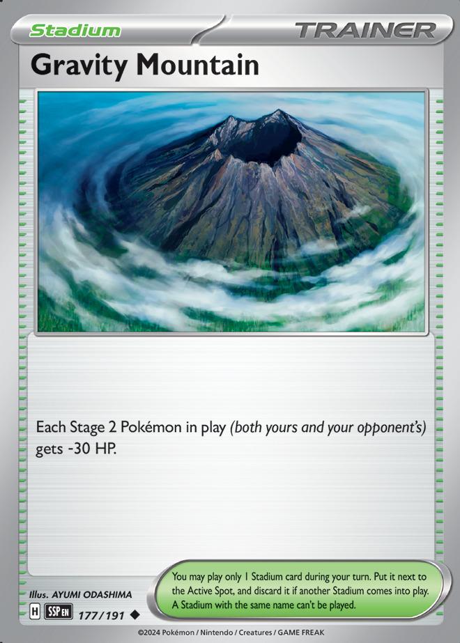 Carte Pokémon: Gravity Mountain [Montagne Gravité]