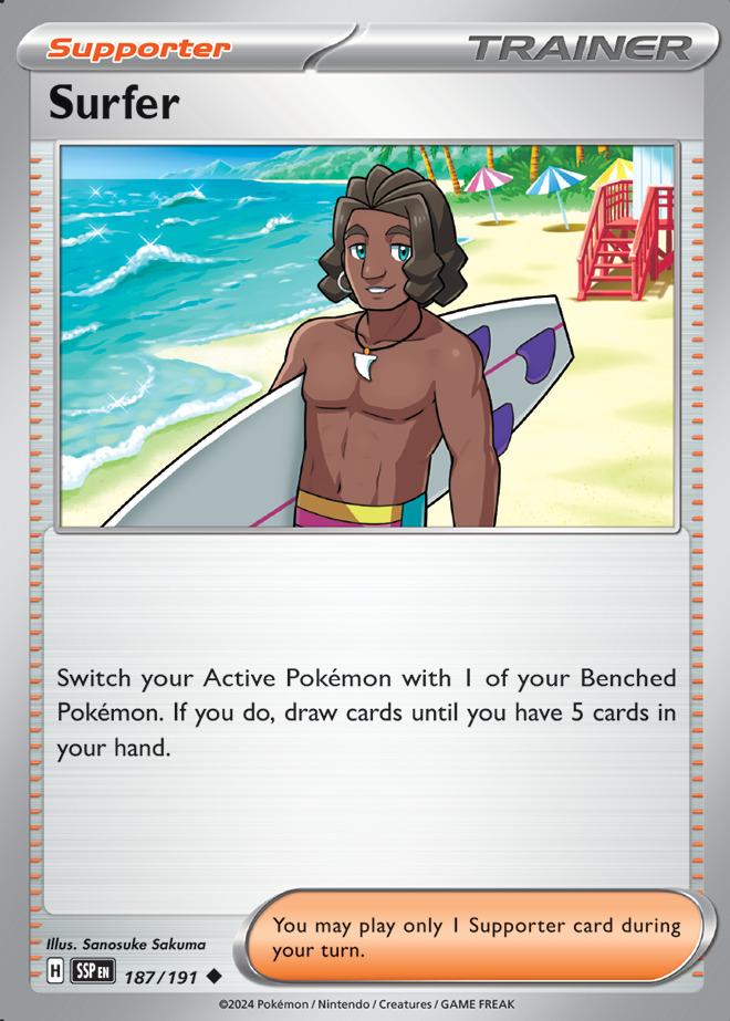 Carte Pokémon: Surfer [Surfeur]