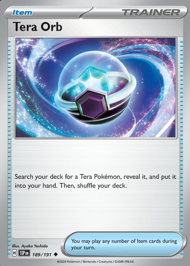 Carte Pokémon: Tera Orb [Orbe Téracristal]