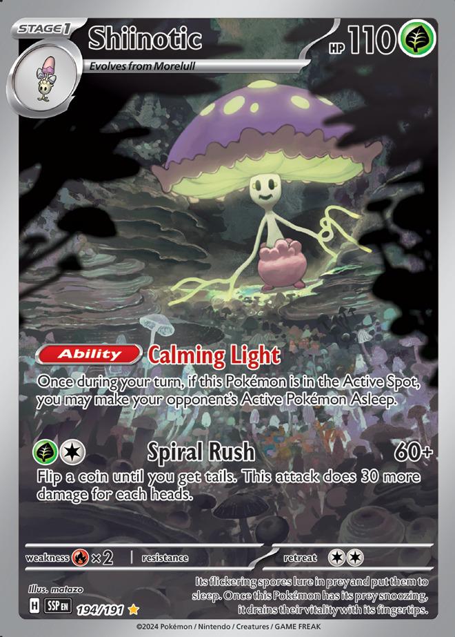 Carte Pokémon: Shiinotic [Lampignon]