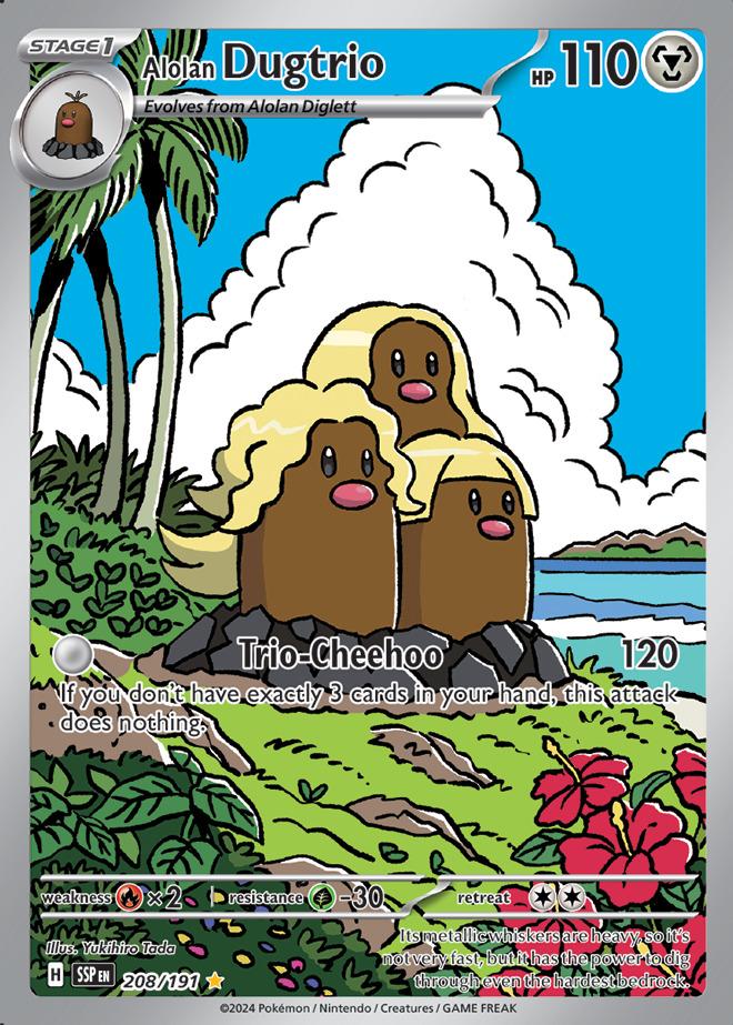 Carte Pokémon: Alolan Dugtrio [Triopikeur d'Alola]