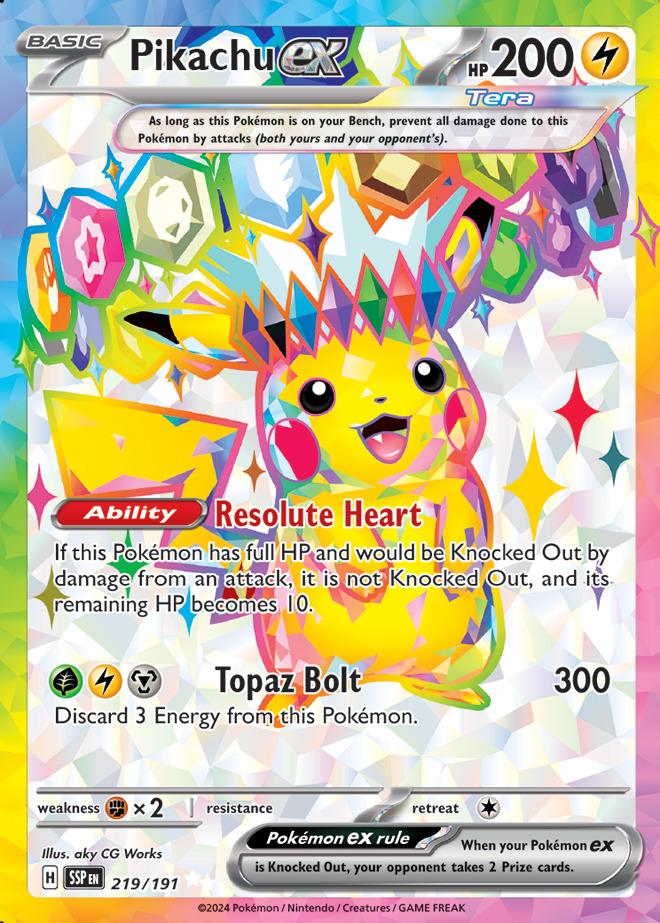 Carte Pokémon: Pikachu ex [Pikachu ex]