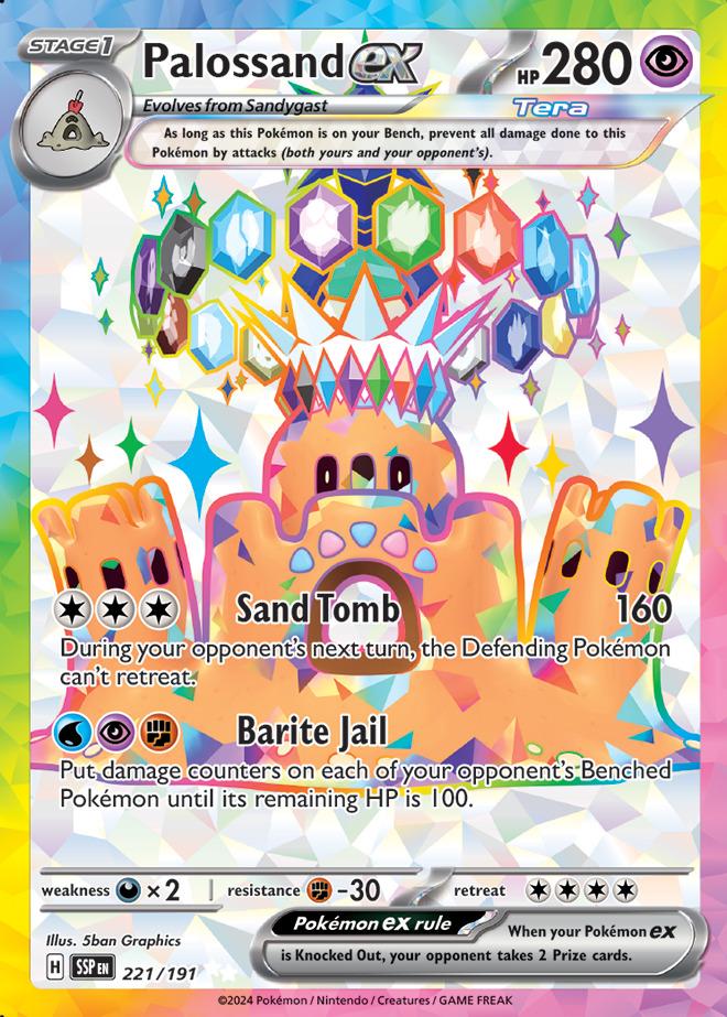 Carte Pokémon: Palossand ex [Trépassable ex]