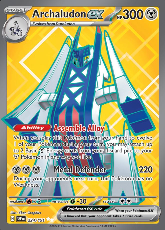 Carte Pokémon: Archaludon ex [Pondralugon ex]