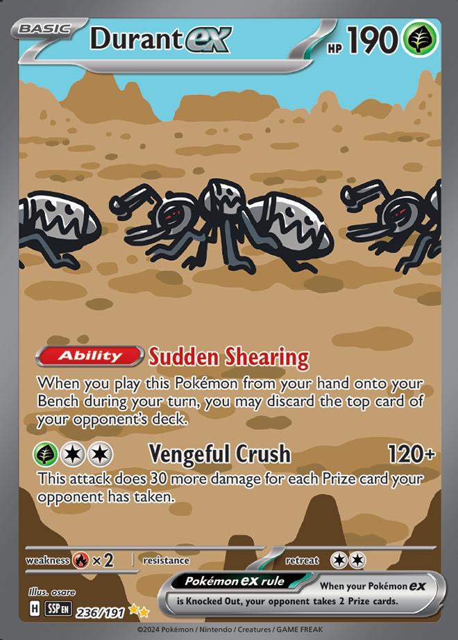 Carte Pokémon: Durant ex [Fermite ex]