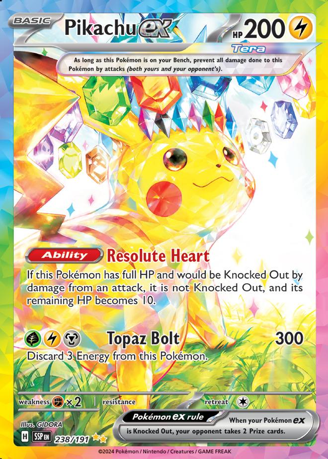 Carte Pokémon: Pikachu ex [Pikachu ex]