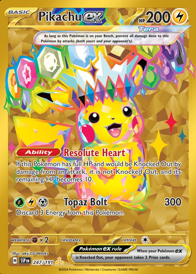 Carte Pokémon: Pikachu ex [Pikachu ex]