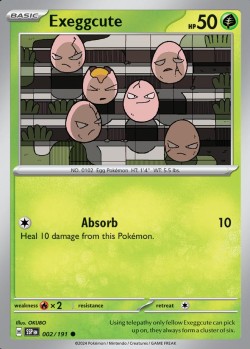 Carte Pokémon: Exeggcute