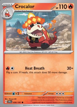 Carte Pokémon: Crocalor