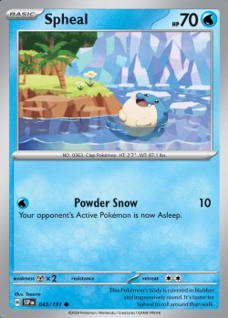 Carte Pokémon: Spheal