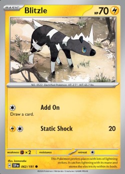 Carte Pokémon: Blitzle