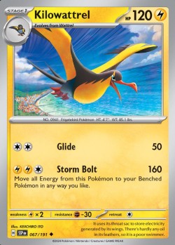 Carte Pokémon: Kilowattrel