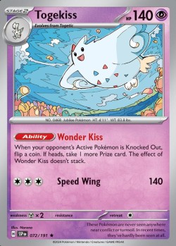 Carte Pokémon: Togekiss