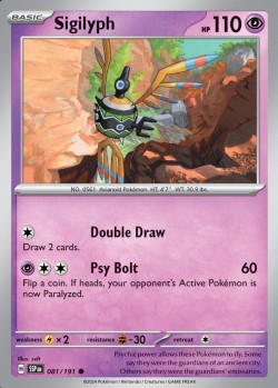 Carte Pokémon: Sigilyph