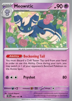 Carte Pokémon: Meowstic