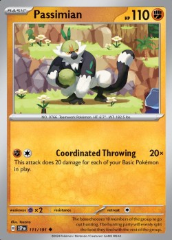 Carte Pokémon: Passimian