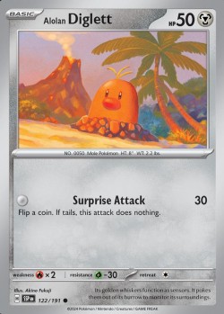 Carte Pokémon: Alolan Diglett