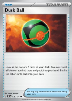 Carte Pokémon: Dusk Ball