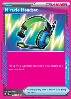 Carte Pokémon: Miracle Headset