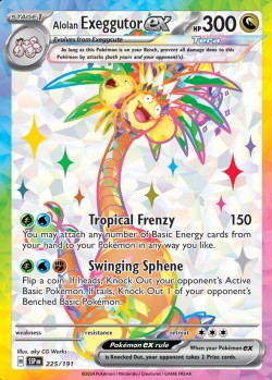 Carte Pokémon: Alolan Exeggutor ex