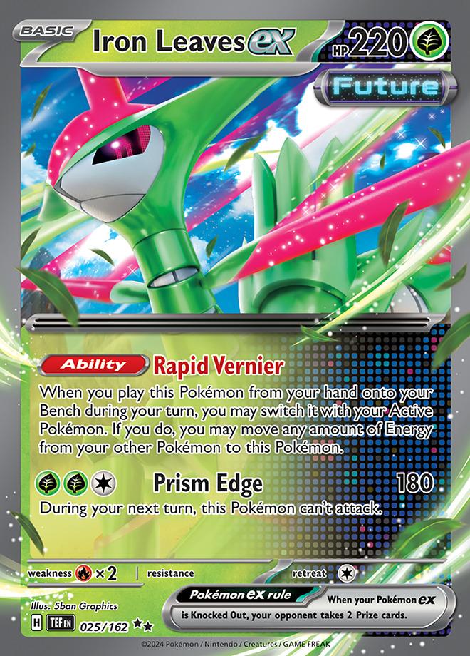 Carte Pokémon: Iron Leaves ex [Vert-de-Fer ex]