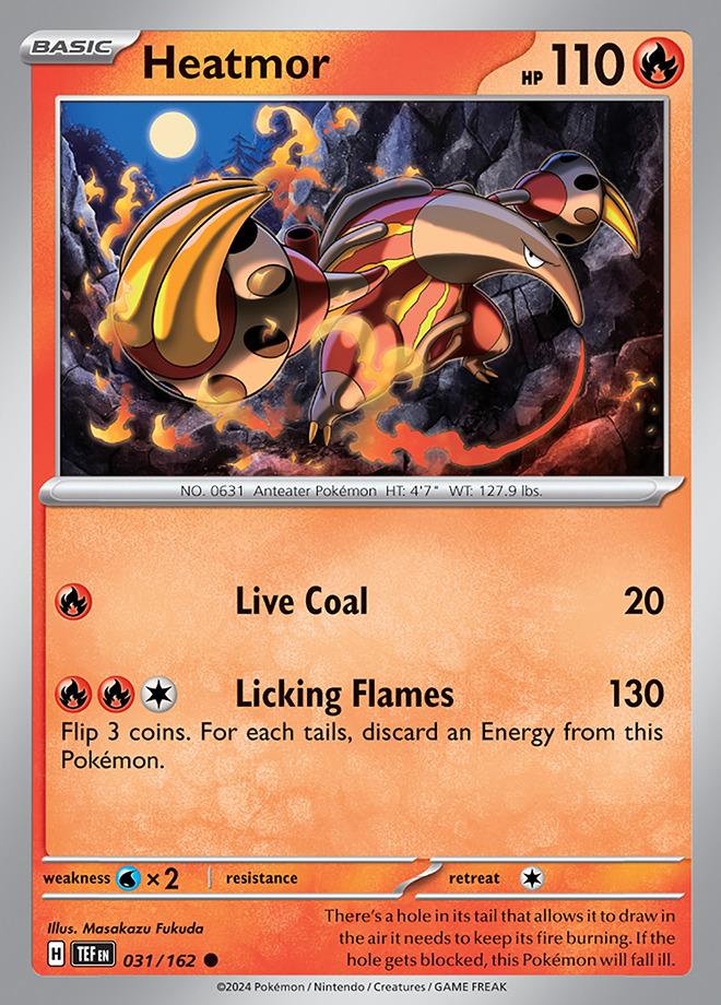 Carte Pokémon: Heatmor [Aflamanoir]