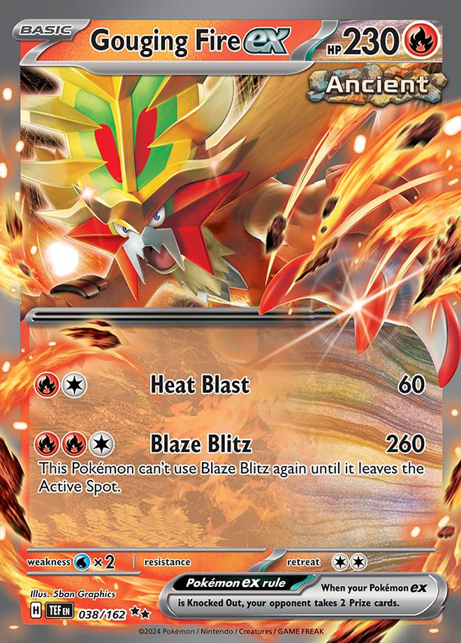 Carte Pokémon: Gouging Fire ex [Feu-Perçant ex]