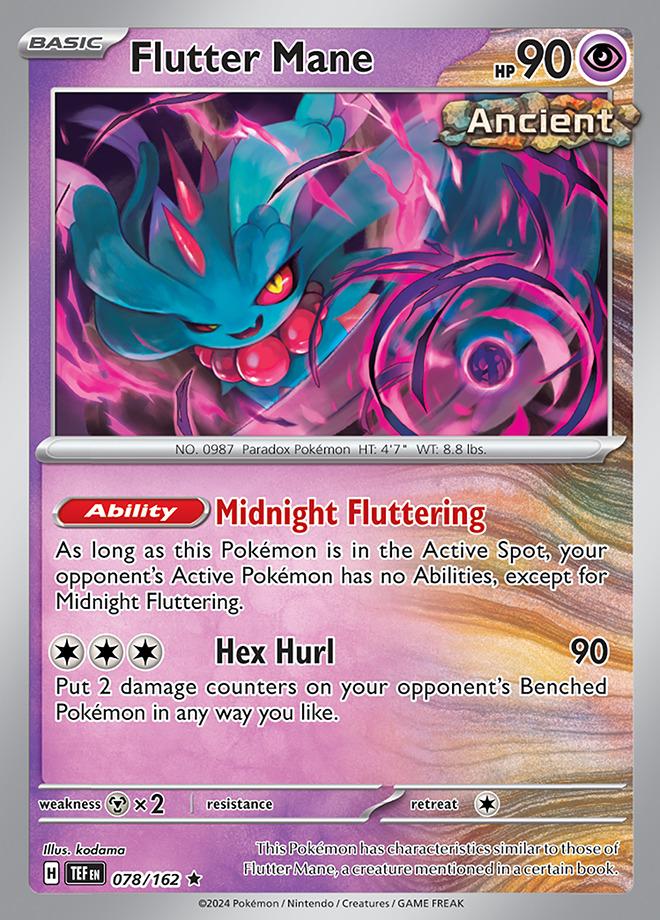 Carte Pokémon: Flutter Mane [Flotte-Mèche]