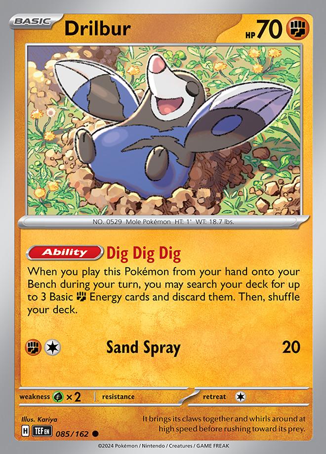 Carte Pokémon: Drilbur [Rototaupe]