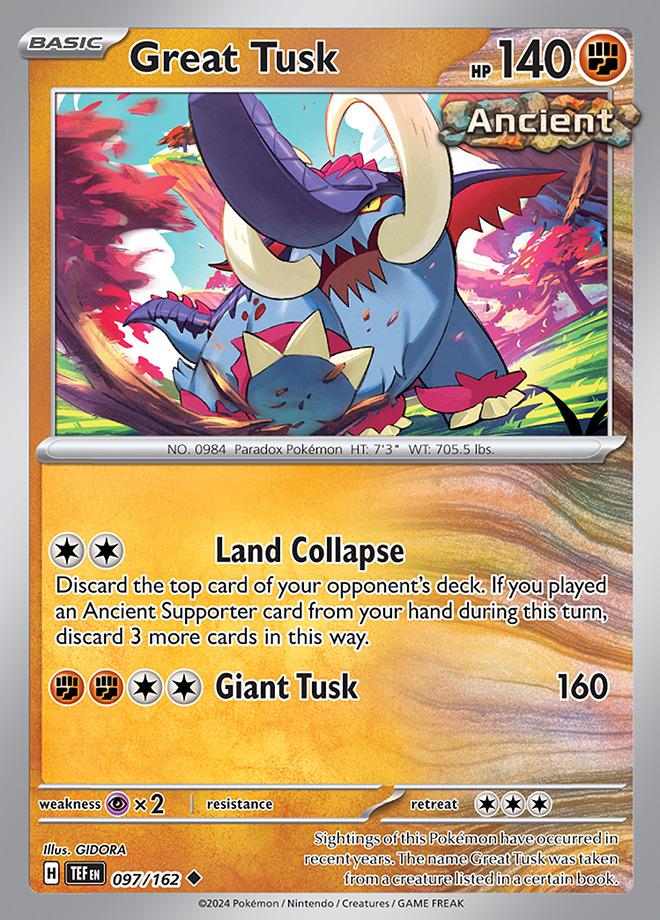 Carte Pokémon: Great Tusk [Fort-Ivoire]