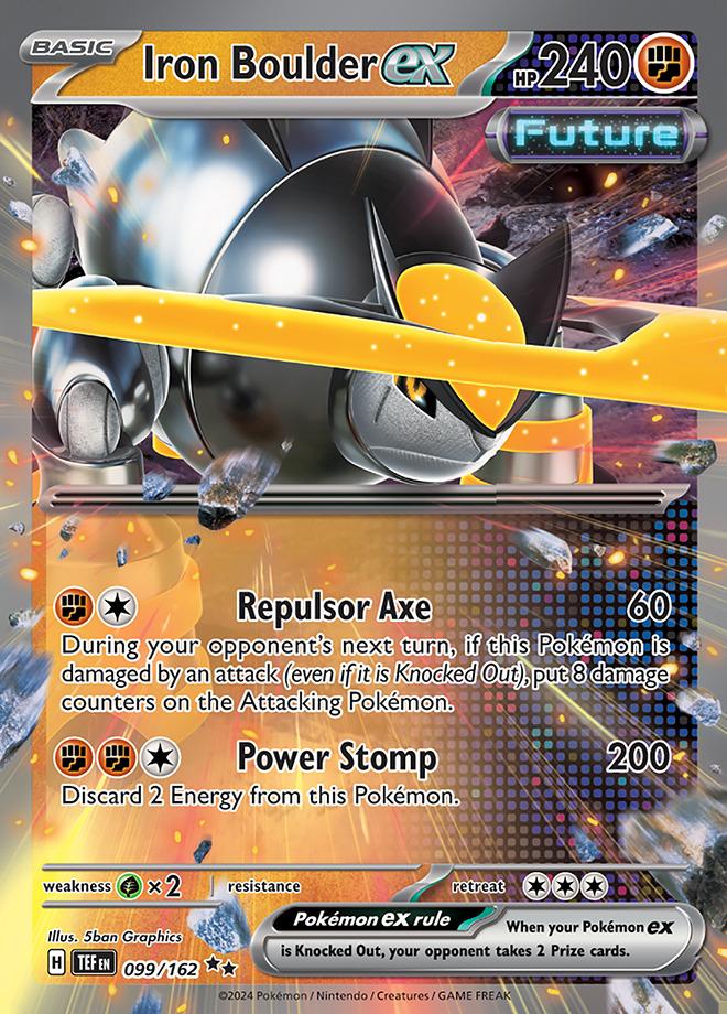 Carte Pokémon: Iron Boulder ex [Roc-de-Fer ex]