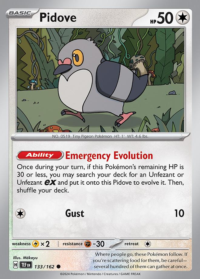 Carte Pokémon: Pidove [Poichigeon]