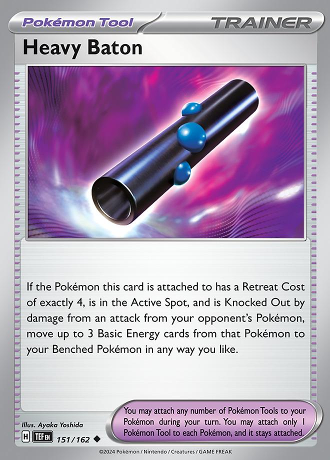 Carte Pokémon: Heavy Baton [Bâton de Masse]