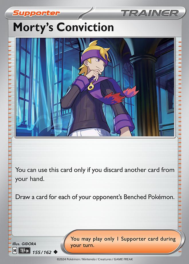 Carte Pokémon:  Morty's Conviction [Conviction de Mortimer]