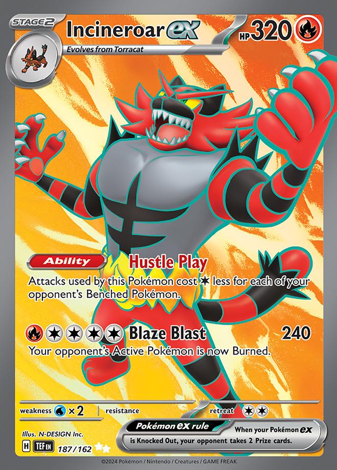 Carte Pokémon: Incineroar ex [Félinferno ex]