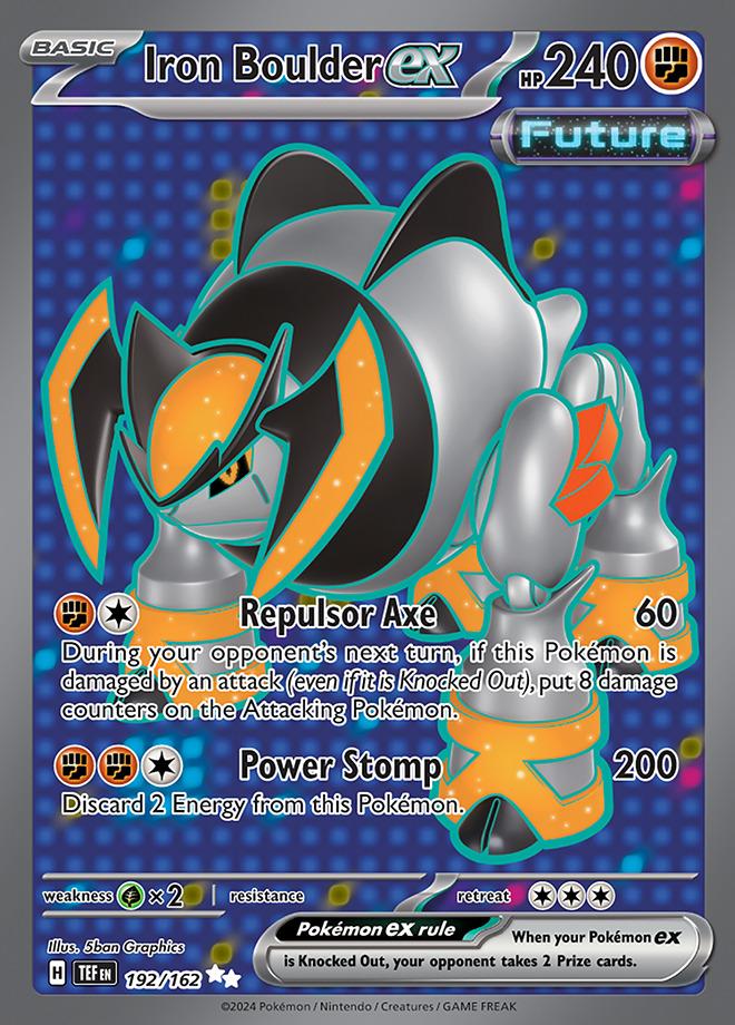 Carte Pokémon: Iron Boulder ex [Roc-de-Fer ex]