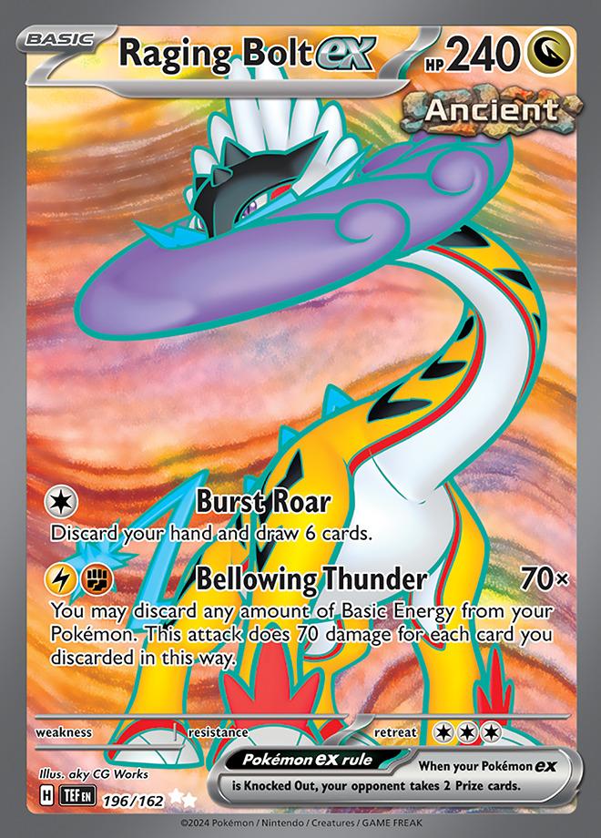 Carte Pokémon: Raging Bolt ex [Ire-Foudre ex]