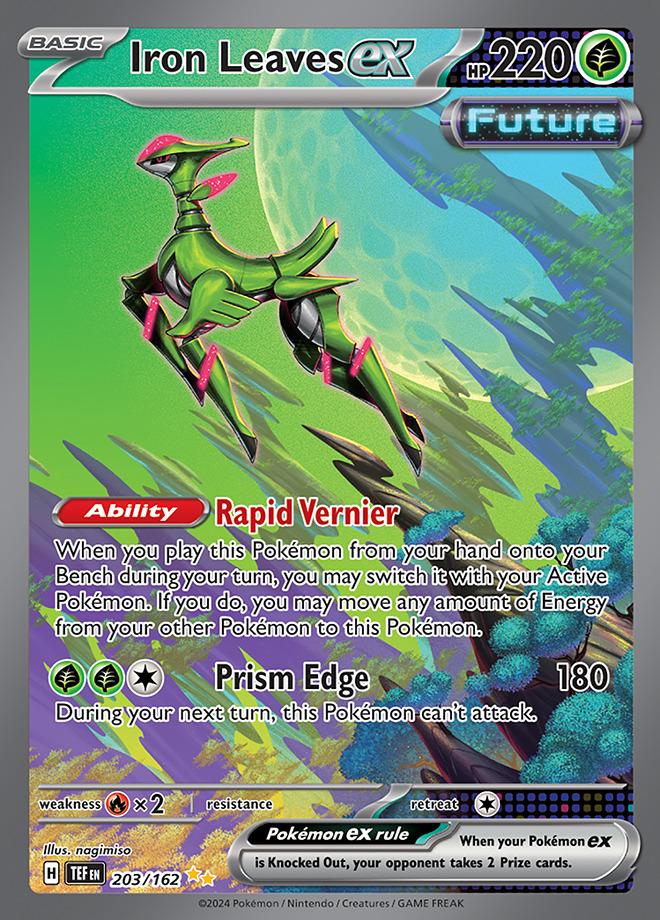 Carte Pokémon: Iron Leaves ex [Vert-de-Fer ex]