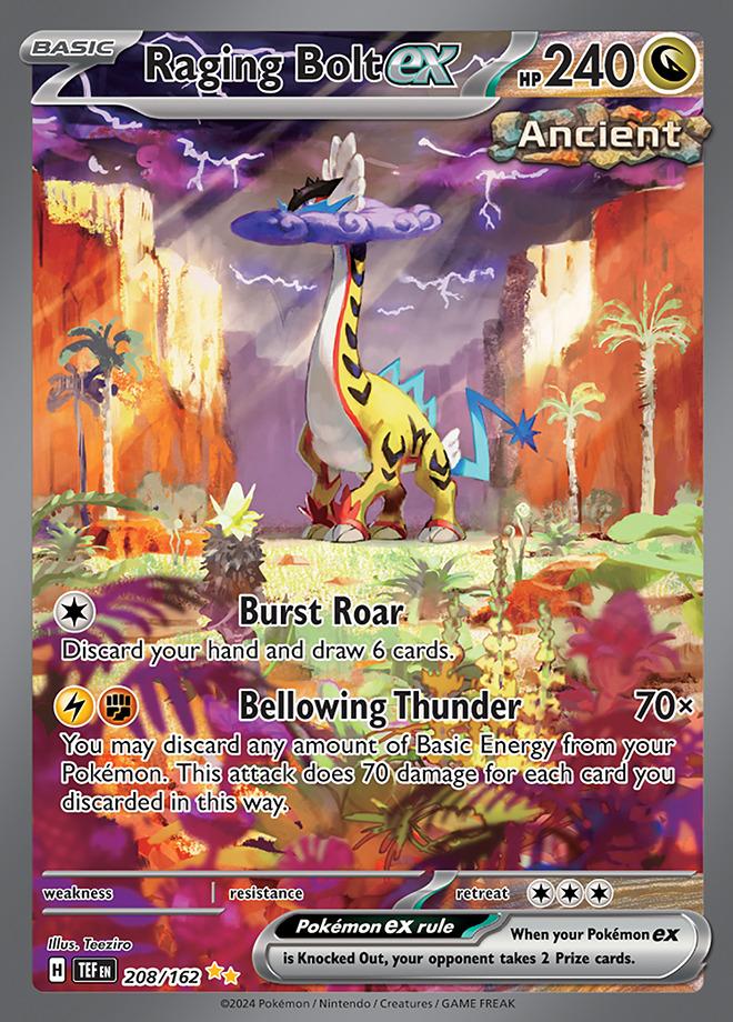 Carte Pokémon: Raging Bolt ex [Ire-Foudre ex]