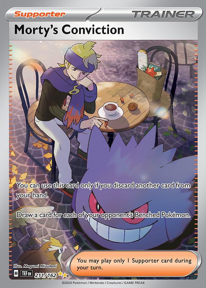 Carte Pokémon:  Morty's Conviction [Conviction de Mortimer]