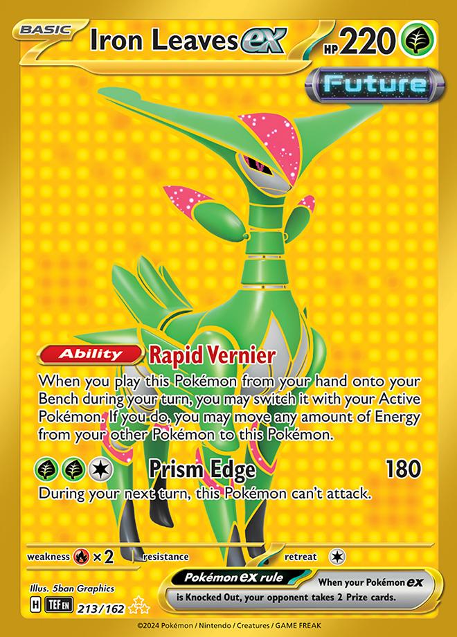 Carte Pokémon: Iron Leaves ex [Vert-de-Fer ex]