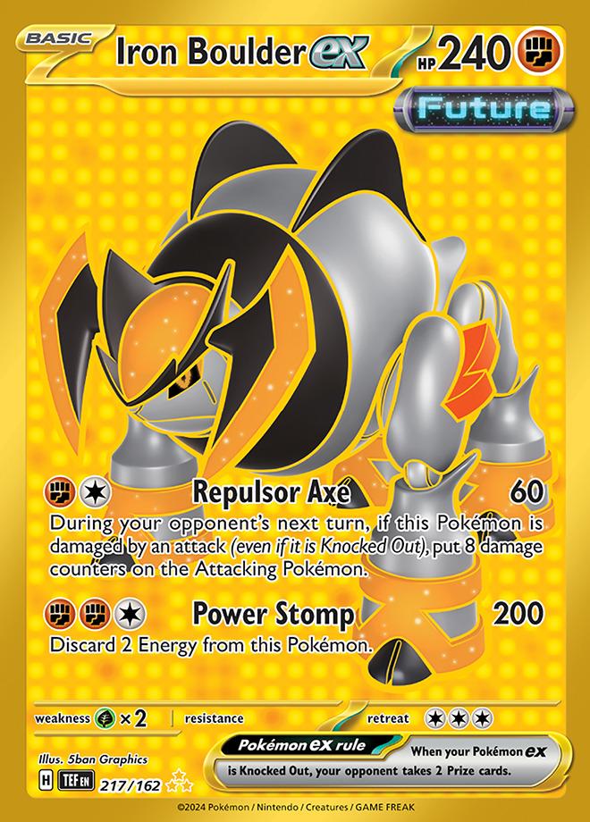 Carte Pokémon: Iron Boulder ex [Roc-de-Fer ex]