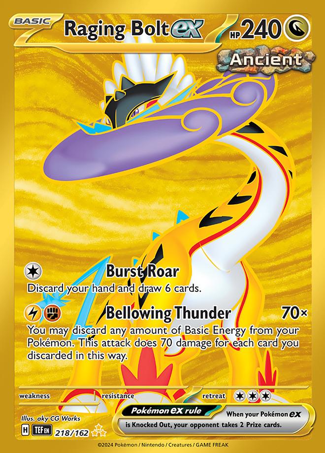 Carte Pokémon: Raging Bolt ex [Ire-Foudre ex]