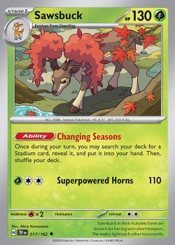 Carte Pokémon: Sawsbuck