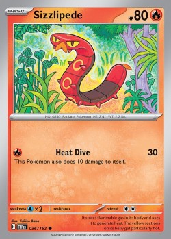 Carte Pokémon: Sizzlipede