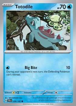 Carte Pokémon: Totodile