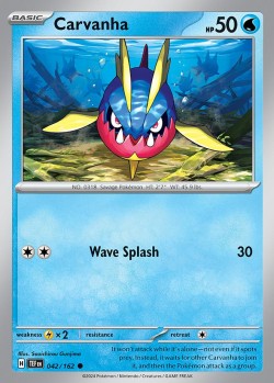 Carte Pokémon: Carvanha