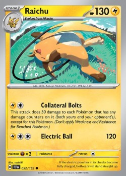 Carte Pokémon: Raichu